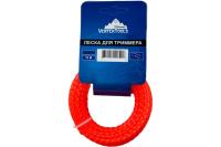 Леска для триммера 2,0х15м "витой квадрат" VERTEX