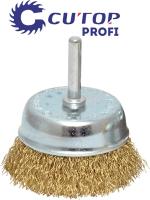65 мм Щетка для дрели «Чашка» латунь Cutop Profi 82-911