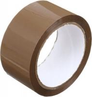 Лента клейкая (скотч) 48 мм*66 м, коричневый 40 мкм