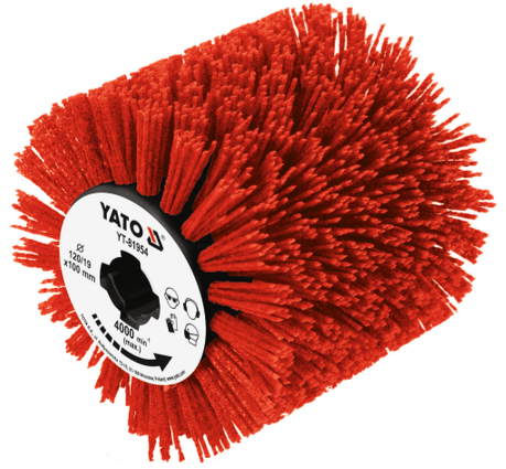 Шлифмашина-сатинатор 120 мм1300W с регул. скорости YATO 