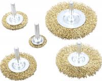 Набор щеток для дрели 5 шт. «Плоская» латунь Cutop Profi 82-925