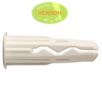 6x25 мм Набор дюбелей  универсальных Multi НЕЙЛОН (упак. 100 шт.) белый