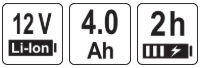 Аккумулятор YATO 12В Li-lon 40Ah 