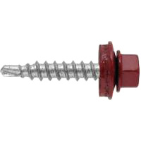 4,8x29 мм Саморез кровельный RAL3009 в дерево красная окись