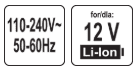 Зарядное устройство 12V 2.0 A YATO 