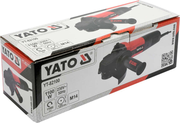 Углошлиф.машина 125 мм.1100Вт.YATO 