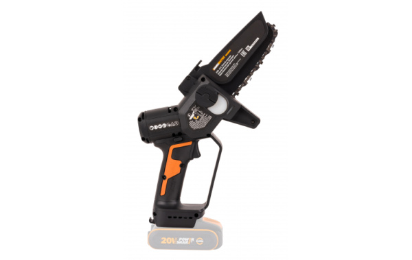 Мини-пила цепная аккумуляторная WORX WG325E.9 20В 12см без АКБ и ЗУ