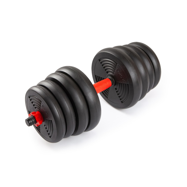 Набор гантелей со штангой и гирями 6 в 1 AMETIST 30 кг