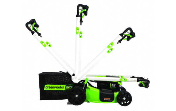 Газонокосилка аккумуляторная самоходная Greenworks GD60LM51SPK4 51см 60В (в комплекте АКБ 4А/ч + ЗУ)