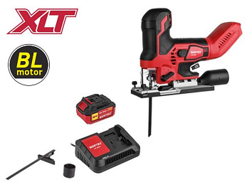 Аккумуляторный лобзик WORTEX CJS 1330 в чем. ALL1 XLT SET БЕСЩЁТ, 18В, 800 - 3800 ход/мин, пропил до 135