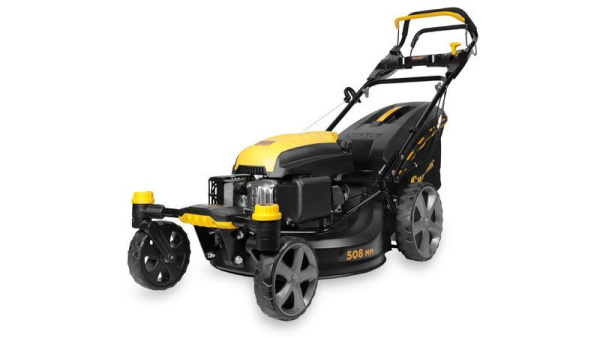 Газонокосилка CHAMPION LMZ5130/2 (3кВт привод508мм 65л 25-75мм 1рычаг/6 385кг4в1 4колеса2разблок)