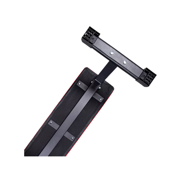 Скамья прямая AMETIST 97, цвет: чёрно-красный