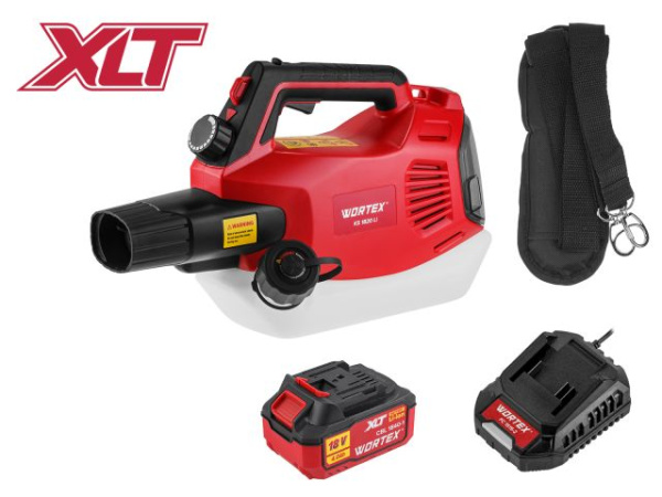 Аккум. опрыскиватель WORTEX KS 1820 Li в кор. ALL1 XLT SET 18В, 4 Ач акб, 2 л, 200 мл/мин 