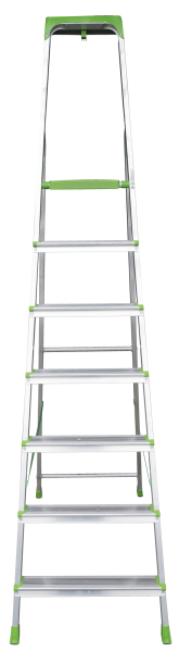 Стремянка алюминиевая 7 ступеней с органайзером NV2115 Новая высота 2115107
