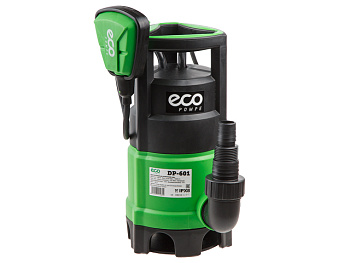 Насос погружной для загрязненной воды ECO DP-601, 600 Вт (600 Вт, 10500 л/ч, 7 м