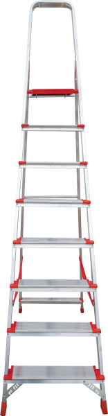Стремянка профессиональная алюминиевая 8 ступеней 130 мм NV3117 Новая высота 3117108