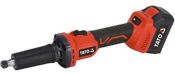 Аккум. бесщеточная прямая шлифмашина 18V 2х40Ah YATO 