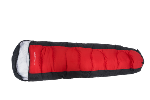 Спальный мешок ACAMPER NORDLYS 2*200г/м2 (black-red)