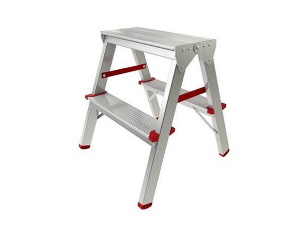 Стремянка алюминиевая 0,44 м двухсторонняя 2x2 ступени STARTUL ST9941-02