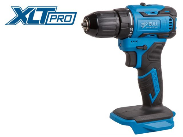Аккумуляторный дрель-шуруповерт BULL SR 1804 в кор. XLTpro SOLO БЕСЩЕТ., Импульс., 18 В, 45 Н*м 