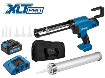 Аккум. пистолет для герметика BULL CG 1860 SET