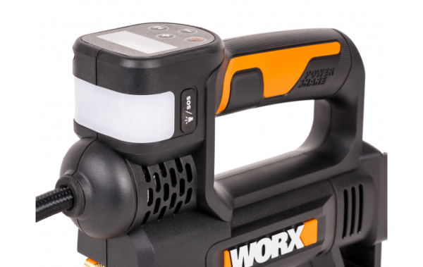 Насос аккумуляторный с фонарем WORX WX092.9 20В, без АКБ и ЗУ