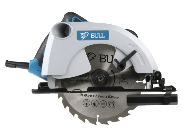 Циркулярная пила BULL KS 1901 в кор. (1500 Вт, 190х30 мм, до 65 мм)