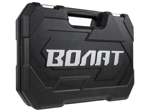 Набор головок и бит 94пр. ВОЛАТ (1/4", 1/2", 6 граней)