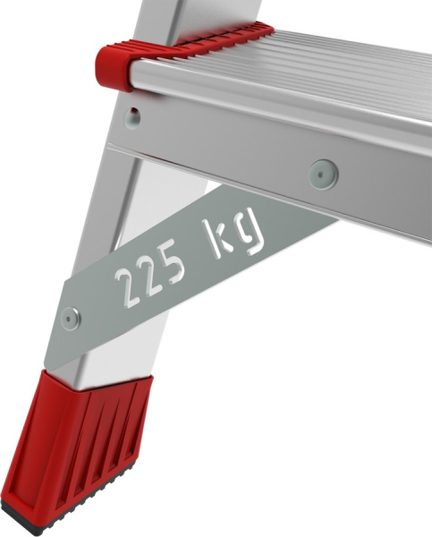 Стремянка профессиональная алюминиевая 3 ступени 80/130 мм NV3112 Новая высота 3112103