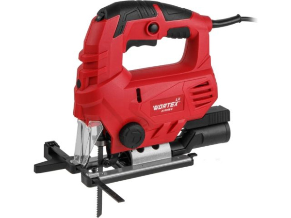 Лобзик электрический WORTEX LX JS 8008 E в кор. 800 Вт, 500-3350 ход/мин, пропил до 80 мм, алюм.под. 