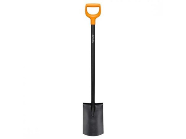 Лопата штыковая с закругл.лезвием FISKARS Solid