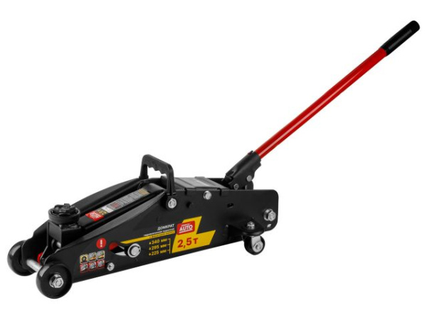 Домкрат подкатной 2,5т h385 с фиксатором STARTUL AUTO (ST8014-06) (h min 140мм, h max 385мм)