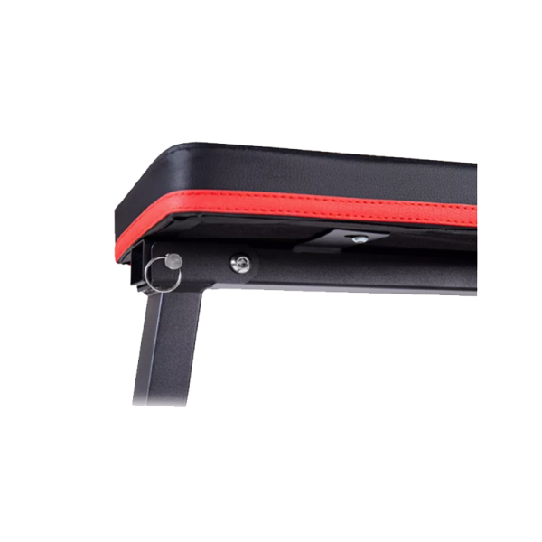 Скамья прямая AMETIST 97, цвет: чёрно-красный