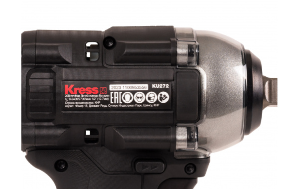 Гайковерт аккумуляторный бесщеточный Kress KU272.9 20В 400Нм без АКБ и ЗУ