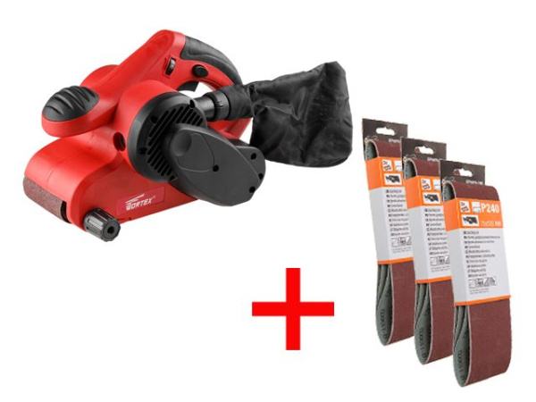 Ленточная шлифмашина WORTEX SB 7590 AE