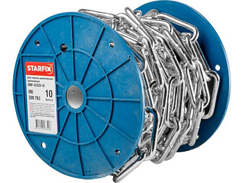 М8 Цепь сварная длиннозвенная оцинк. DIN 763 (бухта 10 м)