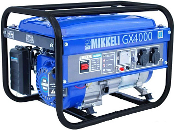 Электрогенератор бензиновый  MIKKELI GX 4000
