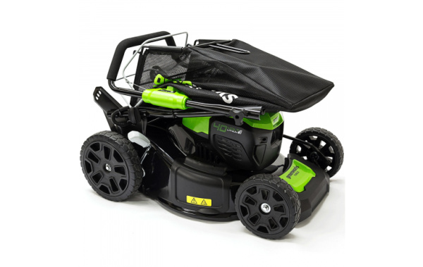 Газонокосилка аккумуляторная самоходная Greenworks GD40LM46SPK4 46см 40В (в комплекте АКБ 4А/ч + ЗУ)