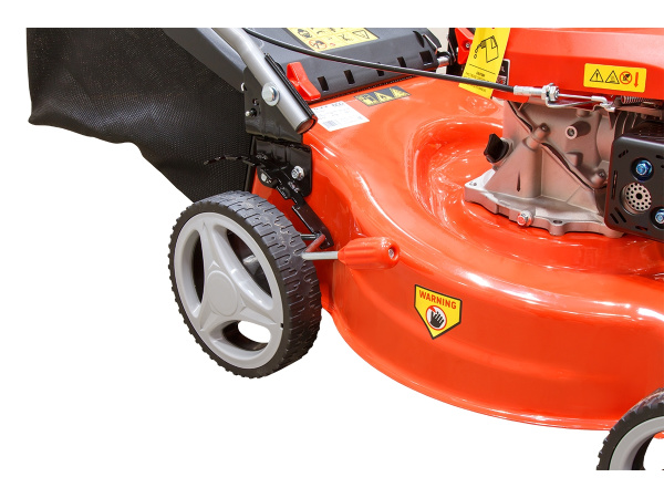 Газонокосилка бензиновая ECO LG-533 (4.0 л.с., шир. 46 см, ручной привод, стальн. корпус, травосборник 60 л)