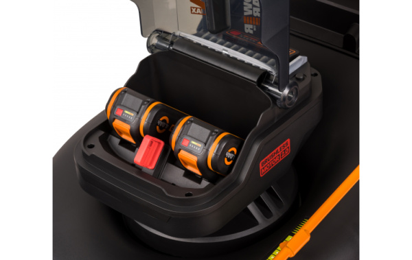 Газонокосилка аккумуляторная самоходная WORX WG748E 40В (20Вх2) 46см 4Ачх2 ЗУ 2Ах2