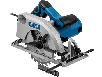 Циркулярная пила BULL KS 1601 в кор.  1300 Вт, 165х20 мм, до 55 мм 