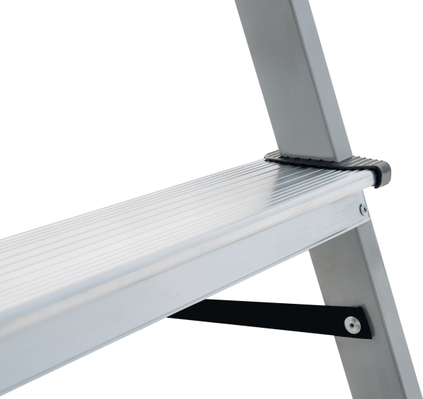 Стремянка алюминий-сталь двухсторонняя 2x5 ступеней NV1140 Новая высота 1140205