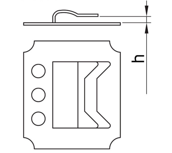 Кляймер №3 для вагонки и панелей (100шт.)