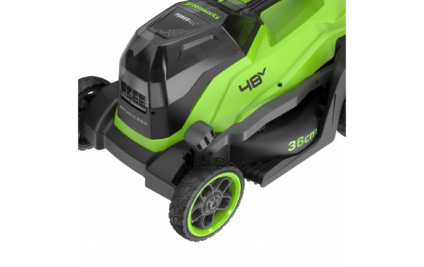 Газонокосилка аккумуляторная GD24X2LM361 36см 2x24В Greenworks