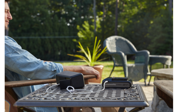 Батарея Аккумуляторная Greenworks G24B4+, 24В, 4 А/ч Li-ion с 2 USB разъёмами