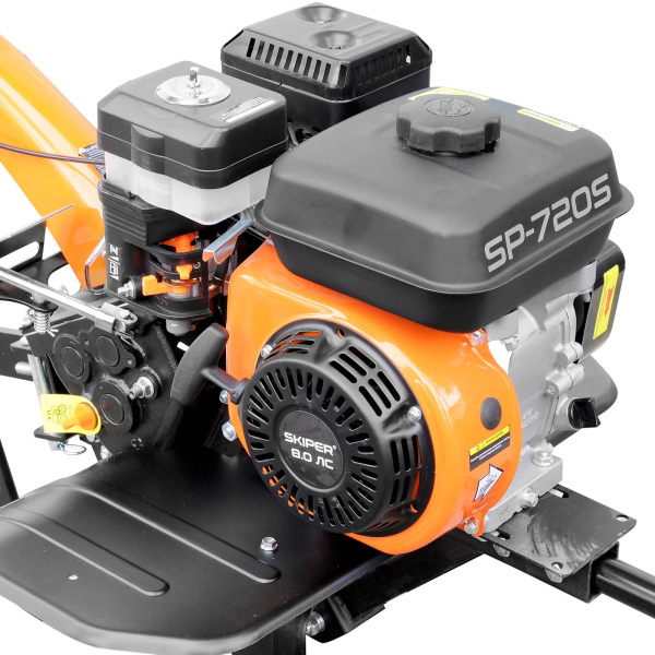 Культиватор SKIPER SP-720S (8 л.с., без ВОМ, передач 3+1, 2 года гарантии, без колёс)