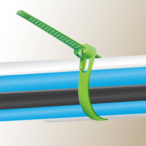 7,5x120 мм Хомут-стяжка PRM МНОГОРАЗОВАЯ НЕЙЛОН черная