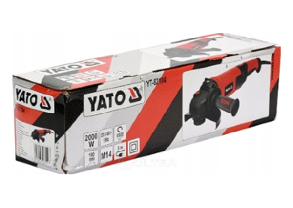 Углошлифовальная машинка 180мм 2000Вт YATO 
