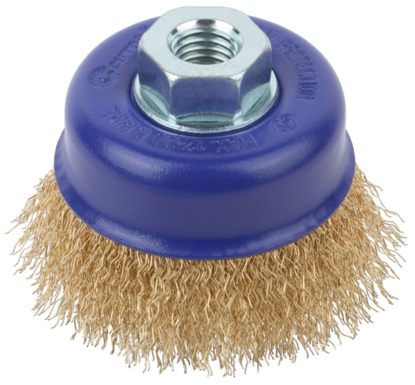 75 мм Щетка для УШМ «Чашка» латунь Cutop Profi 82-894