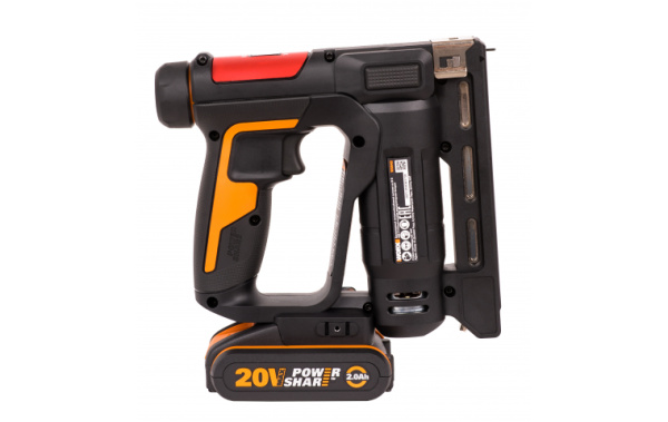 Степлер аккумуляторный WORX WX843 20В 2Ач х 1 ЗУ кейс